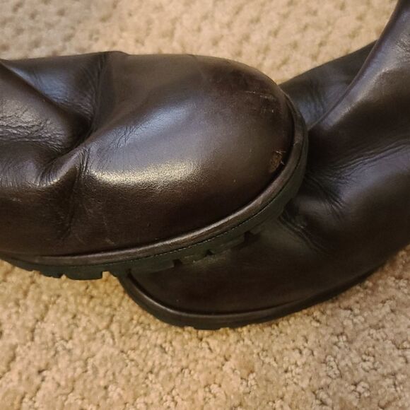 Stuart weitzman faux fur, leather boots - Picture 10 of 10